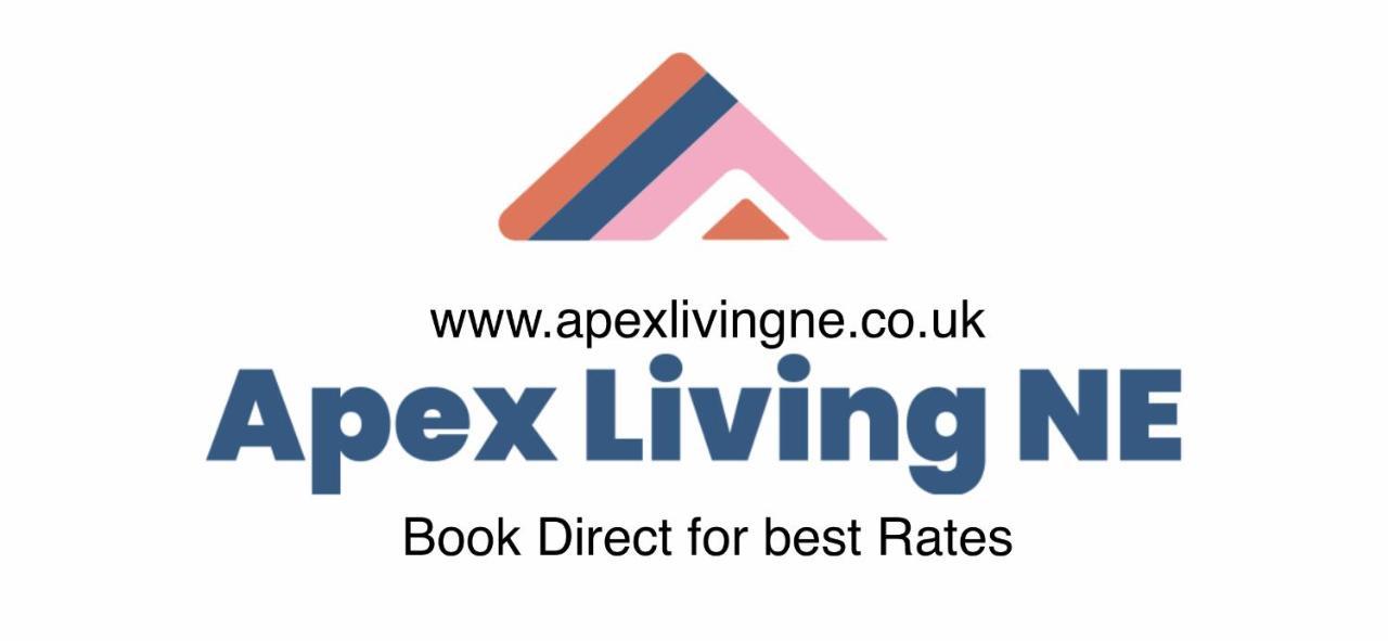 Apexlivingne - Luxury Balcony Apartment, Double Bed, Wifi Sunderland  Kültér fotó